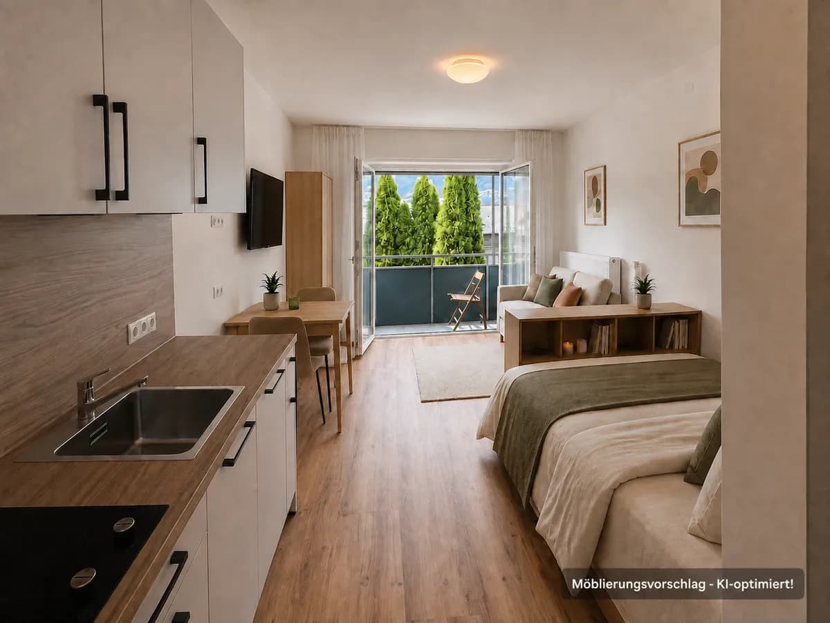 1-Zimmer-Wohnung mieten in Innsbruck – 17 m², € 720 – Bild 4 von 7