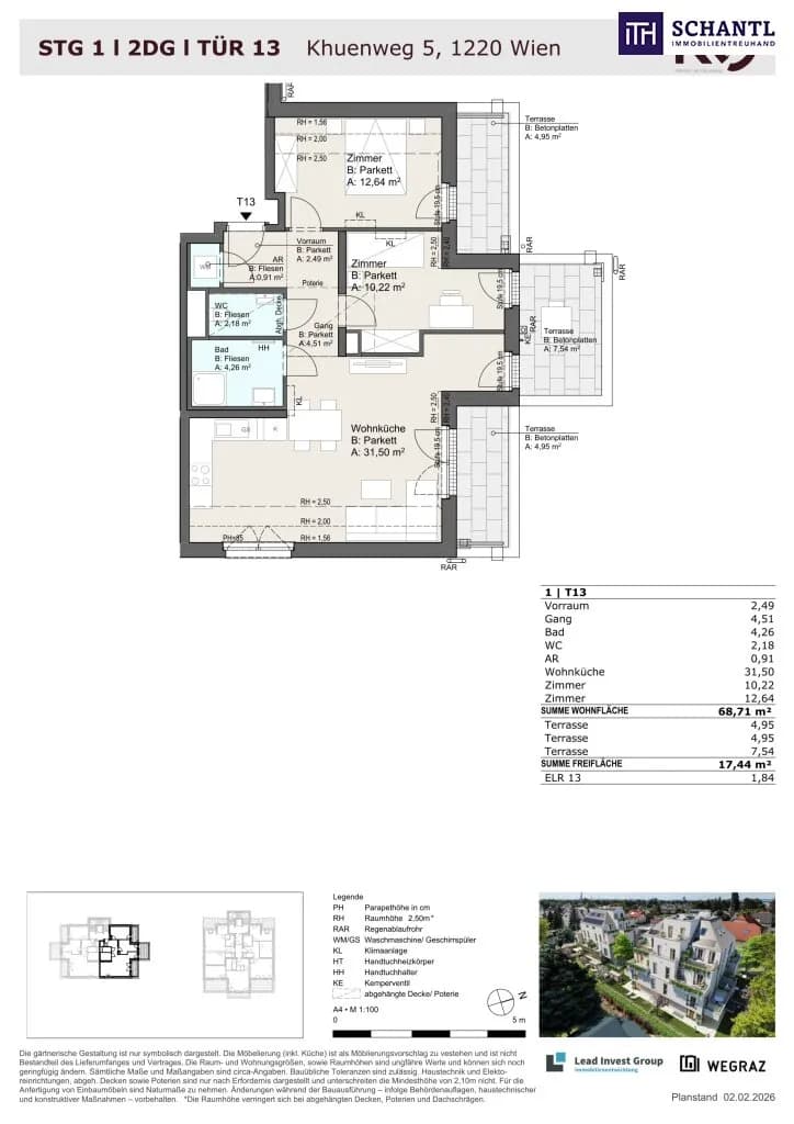 3-Zimmer-Wohnung kaufen in Wien – 68,71 m², € 414.955 – Bild 42 von 42