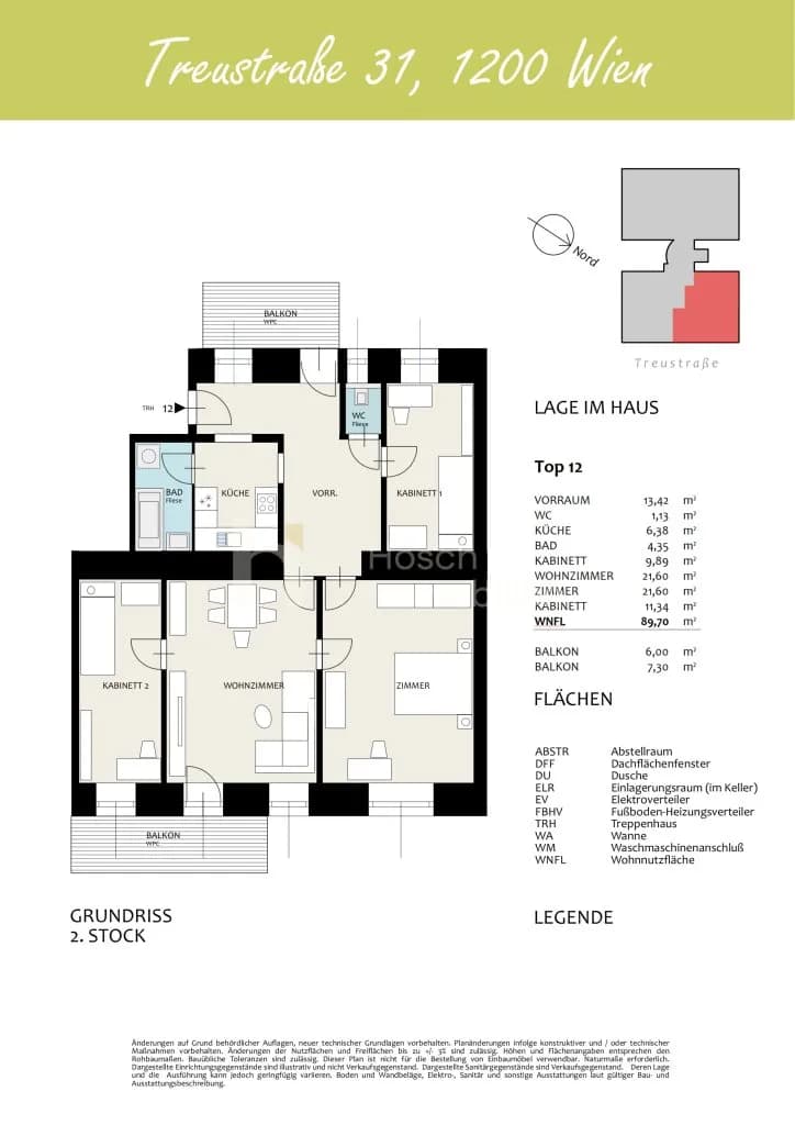 4-Zimmer-Wohnung kaufen in Wien – 89,7 m², € 348.000 – Bild 7 von 7