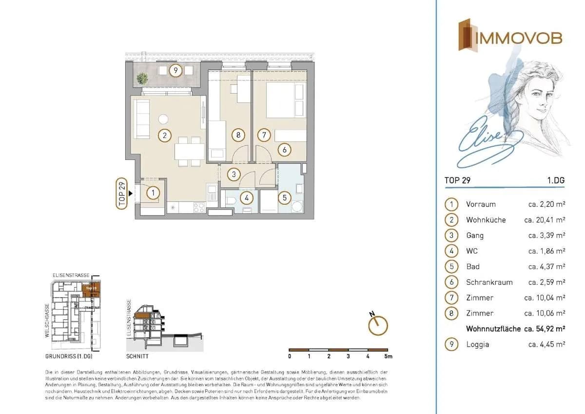 3-Zimmer-Wohnung kaufen in Wien – 59,97 m², € 498.708 – Bild 10 von 10