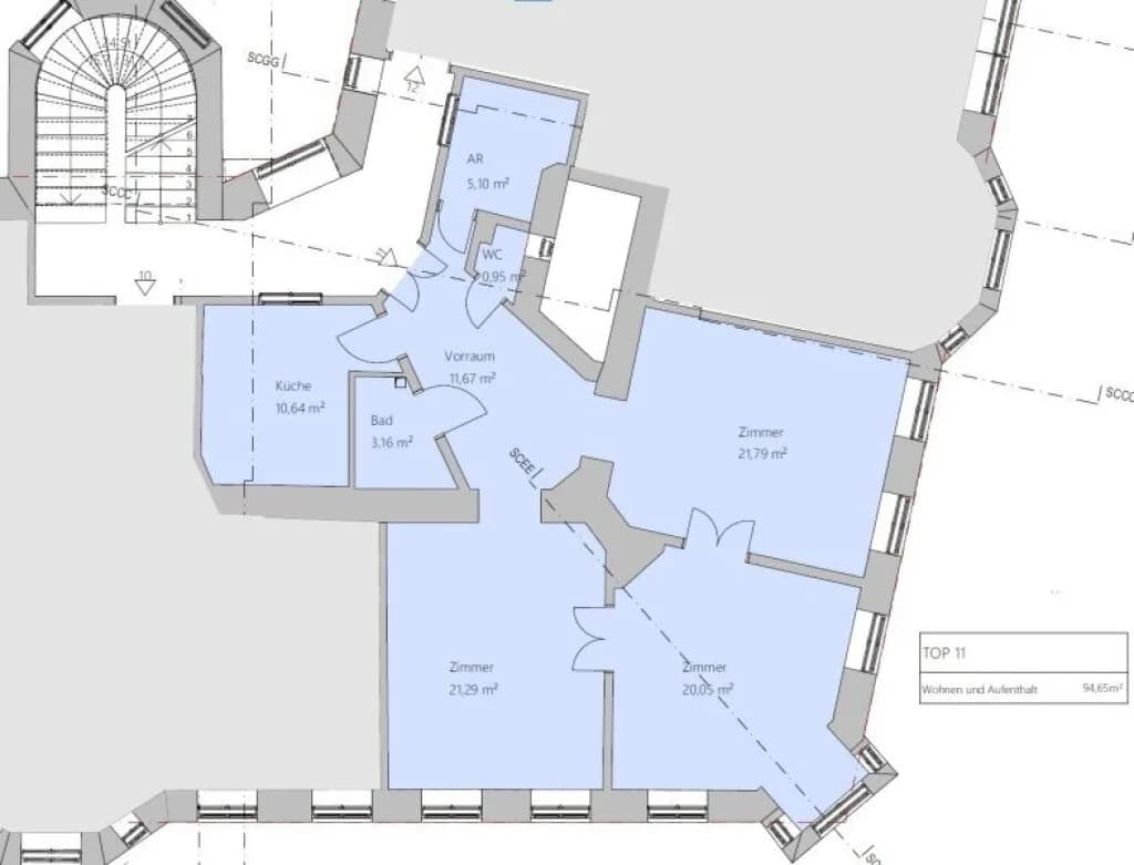 3-Zimmer-Wohnung kaufen in Wien – 94,65 m², € 649.000 – Bild 11 von 11