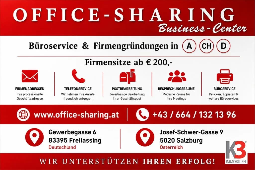Gewerbeimmobilie mieten in Salzburg Stadt – 20 m²