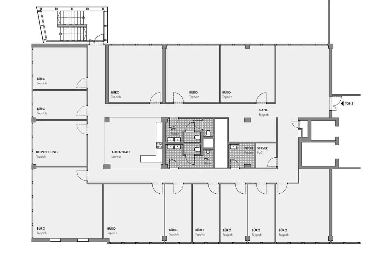 Gewerbeimmobilie mieten in Wien – 980 m², € 16 – Bild 14 von 14