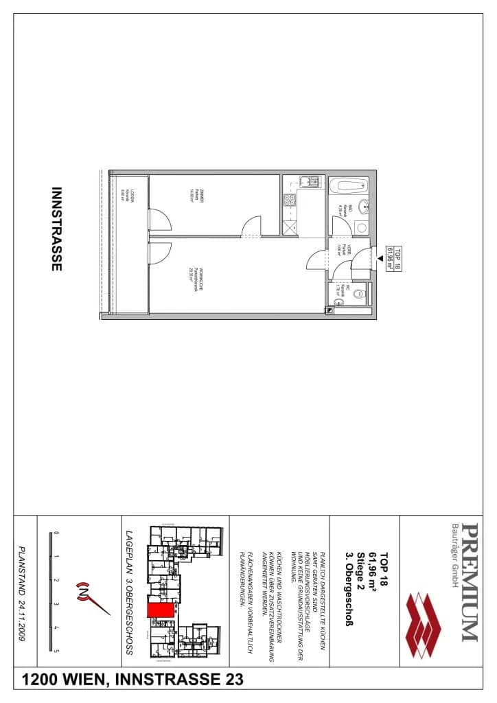 2-Zimmer-Wohnung mieten in Wien – 53,16 m², € 1.195 – Bild 11 von 11