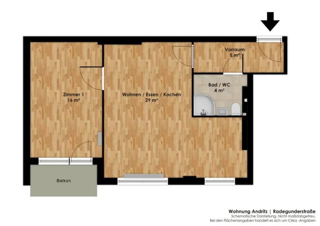 2-Zimmer-Wohnung kaufen in Graz – 53 m², € 159.800 – Bild 24 von 26
