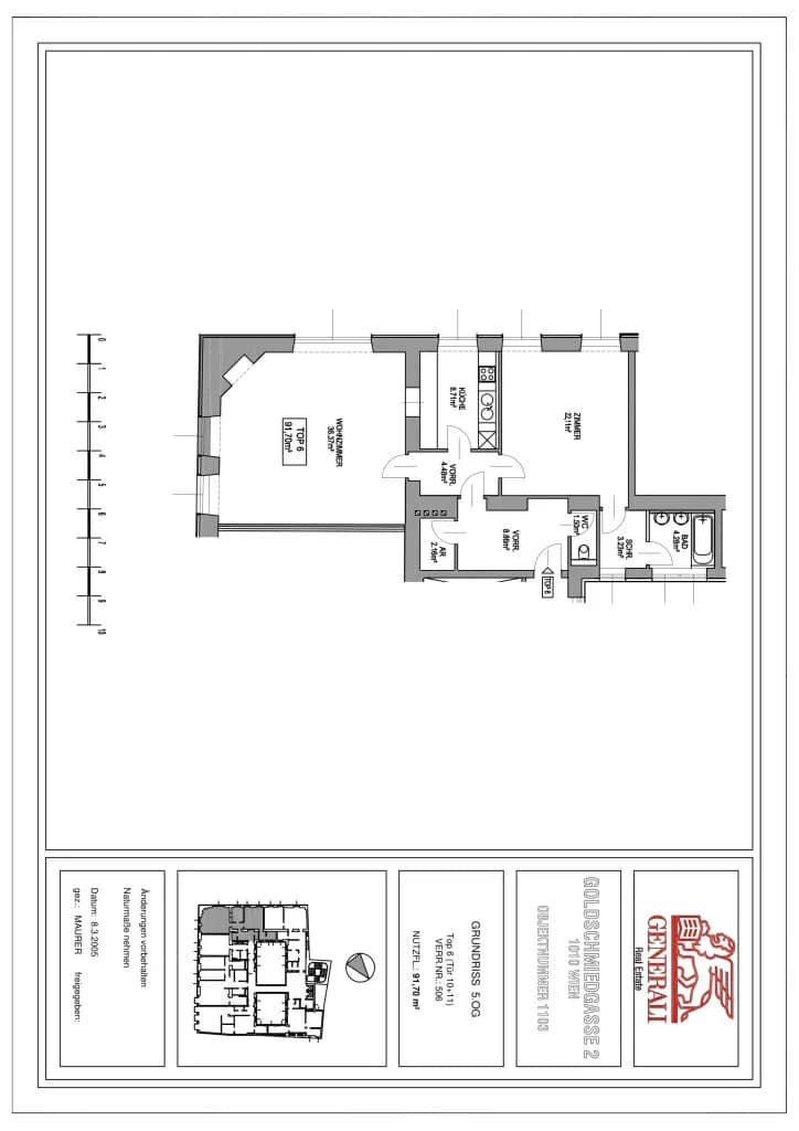 2-Zimmer-Wohnung mieten in Wien – 91,7 m², € 2.500 – Bild 14 von 14