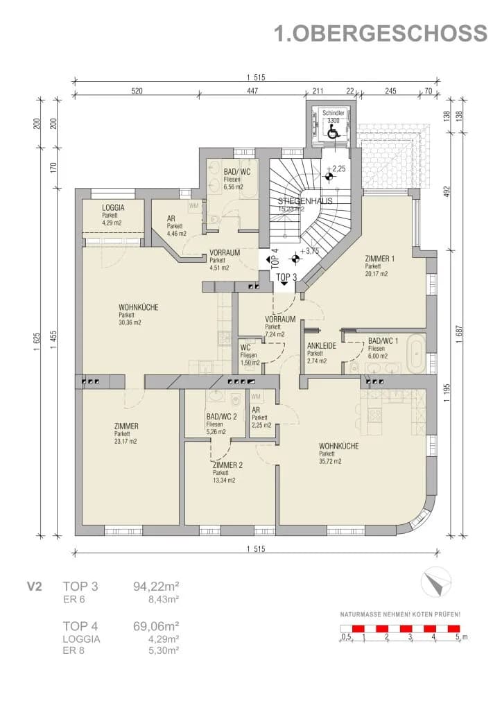 2-Zimmer-Wohnung kaufen in Wien – 69 m², € 550.000 – Bild 11 von 11