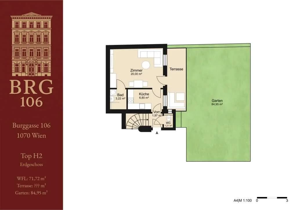 1-Zimmer-Wohnung kaufen in Wien – 74 m², € 379.000 – Bild 22 von 23