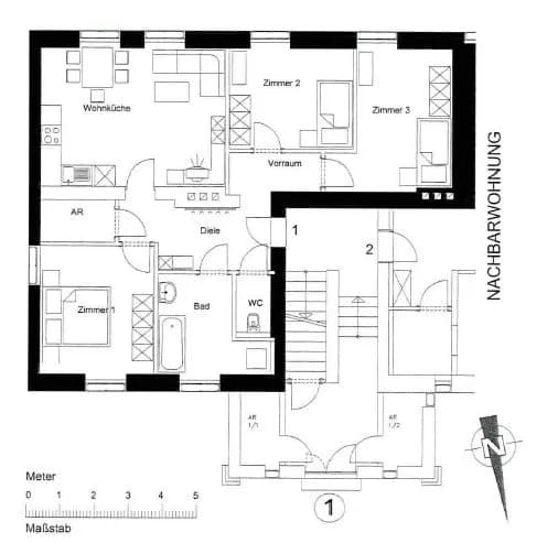 Wohnung mieten in Bruck-Mürzzuschlag – 85,33 m², € 859 – Bild 2 von 9