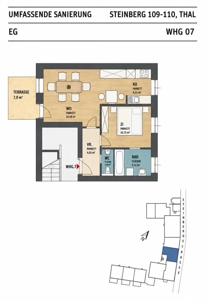 Wohnung mieten in Graz-Umgebung – 46,03 m², € 544 – Bild 5 von 5
