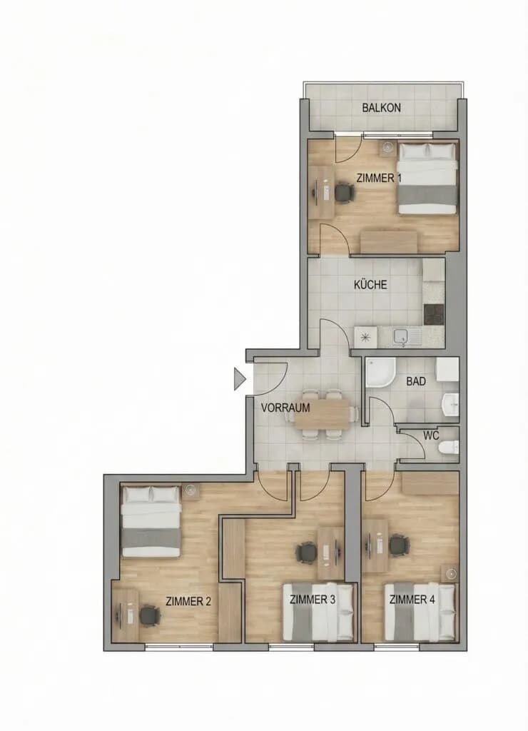 4-Zimmer-Wohnung kaufen in Graz – 75 m², € 329.000 – Bild 17 von 17