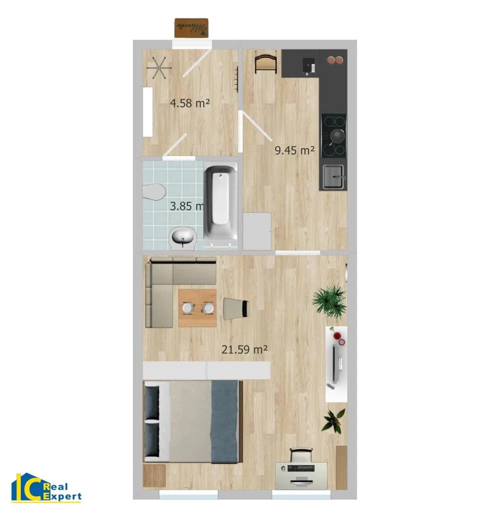 1-Zimmer-Wohnung kaufen in Wien – 39,44 m², € 219.000 – Bild 17 von 18