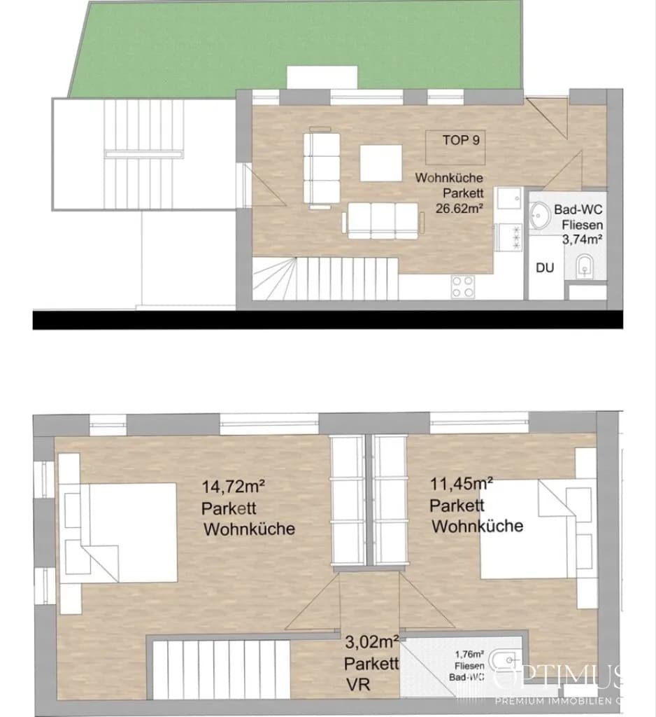 Haus kaufen in Wien – 66,32 m², € 611.260 – Bild 18 von 23