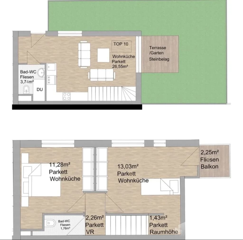 Haus kaufen in Wien – 66,32 m², € 611.260 – Bild 19 von 23