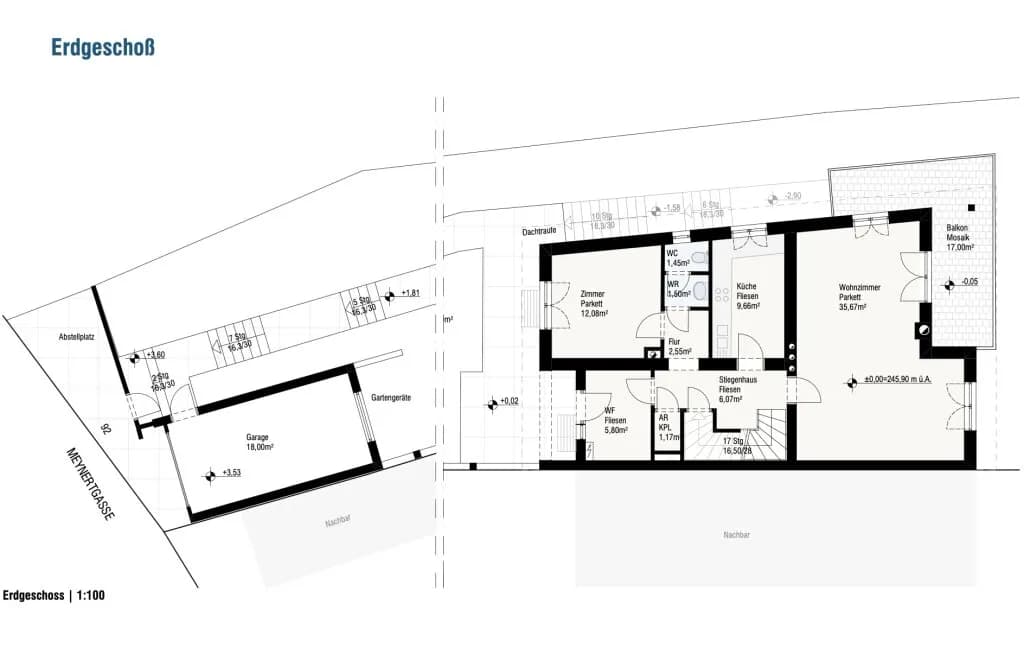 Haus mieten in Tulln – 220 m², € 2.909 – Bild 23 von 25