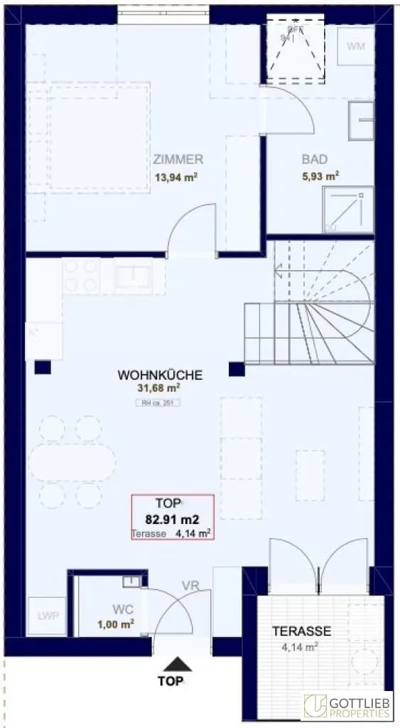3-Zimmer-Wohnung kaufen in Wien – 82,91 m², € 595.000 – Bild 17 von 18