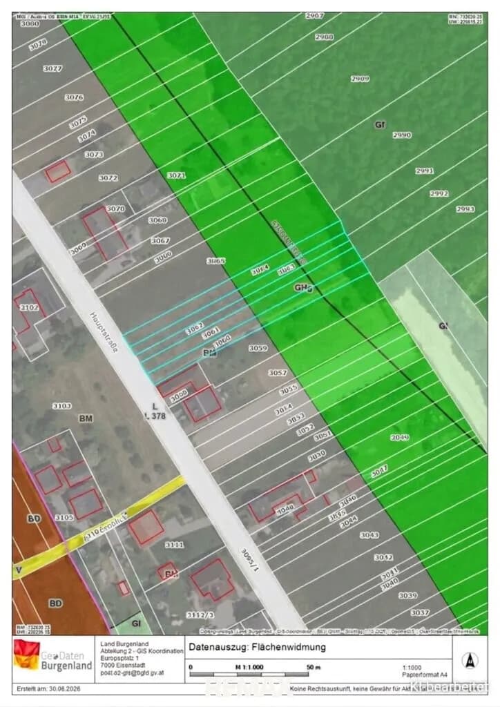 Grundstück kaufen in Güssing – 2 500 m², € 60.000 – Bild 6 von 7