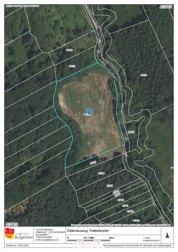 Grundstück kaufen in Güssing – 6 785 m², € 19.500 – Bild 7 von 7