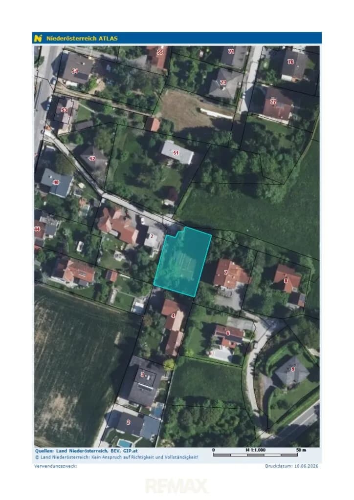 Grundstück kaufen in Amstetten – 926 m², € 210.000 – Bild 8 von 8