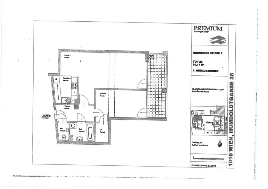 2-Zimmer-Wohnung mieten in Wien – 80,17 m², € 1.293 – Bild 14 von 14
