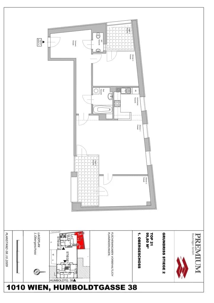 3-Zimmer-Wohnung mieten in Wien – 99,8 m², € 1.599 – Bild 18 von 18
