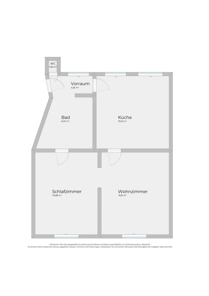 2-Zimmer-Wohnung kaufen in Wien – 72,42 m², € 169.000 – Bild 2 von 4