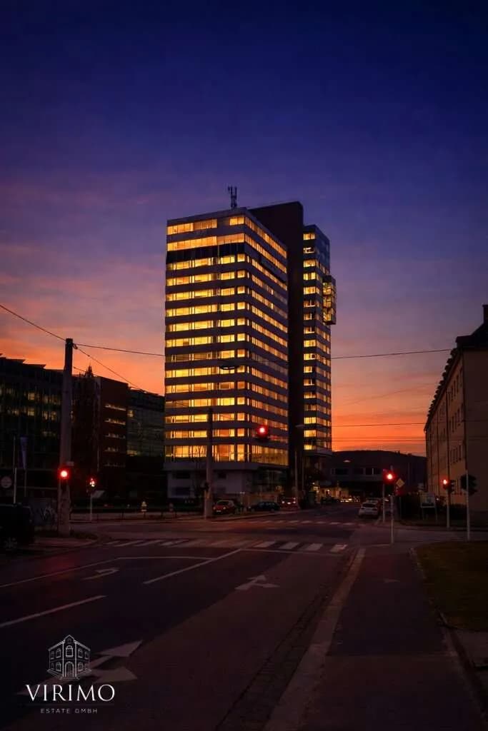 7-Zimmer-Gewerbeimmobilie mieten in Linz – 290 m², € 3.764