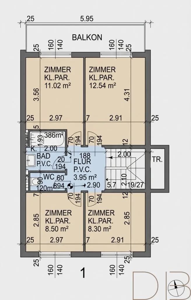 5-Zimmer-Haus kaufen in Mödling – 105 m², € 480.000 – Bild 33 von 34