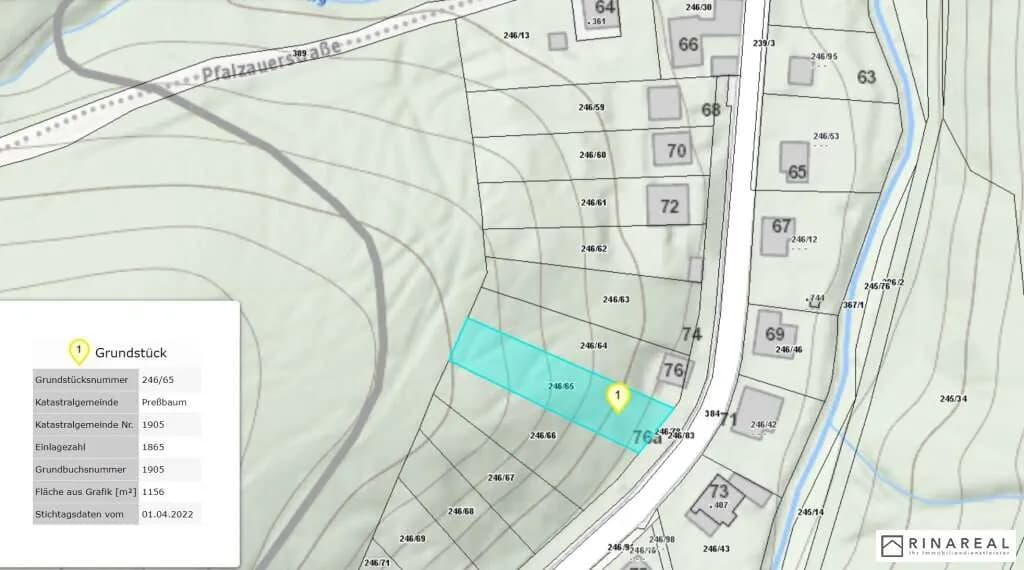 Grundstück kaufen in Sankt Pölten Land – 210 m², € 168.000 – Bild 2 von 3