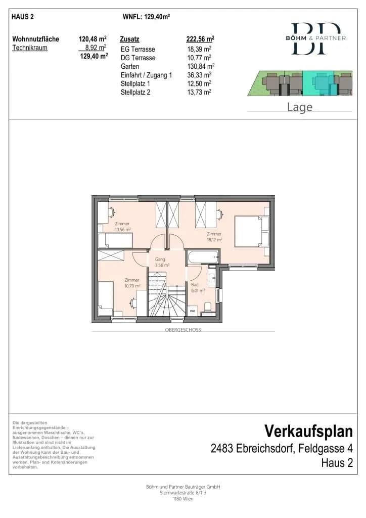 5-Zimmer-Haus kaufen in Baden – 129,4 m², € 520.000 – Bild 6 von 10