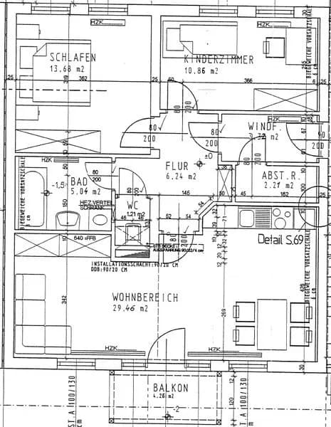 3-Zimmer-Wohnung kaufen in Voitsberg – 72,02 m², € 93.626 – Bild 2 von 2