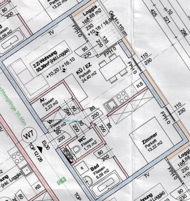 2-Zimmer-Wohnung mieten in Linz – 50,47 m², € 849 – Bild 4 von 4