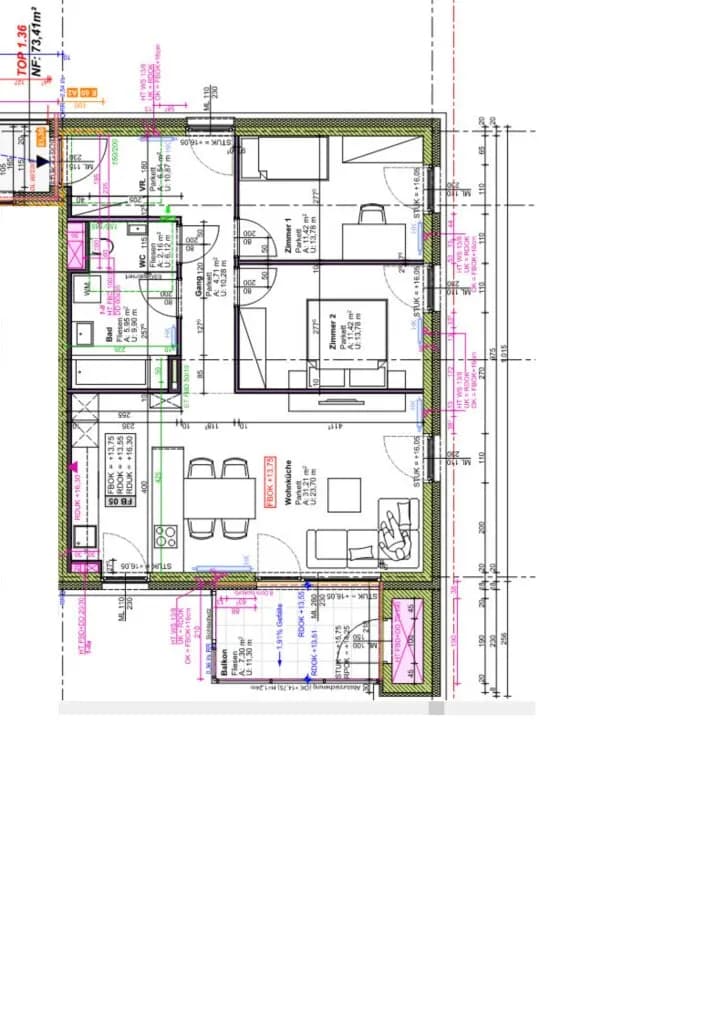 3-Zimmer-Wohnung mieten in Graz – 73,41 m², € 872 – Bild 8 von 8