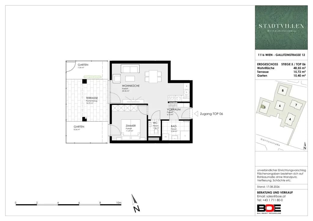 2-Zimmer-Wohnung kaufen in Wien – 48,55 m², € 339.700 – Bild 9 von 9