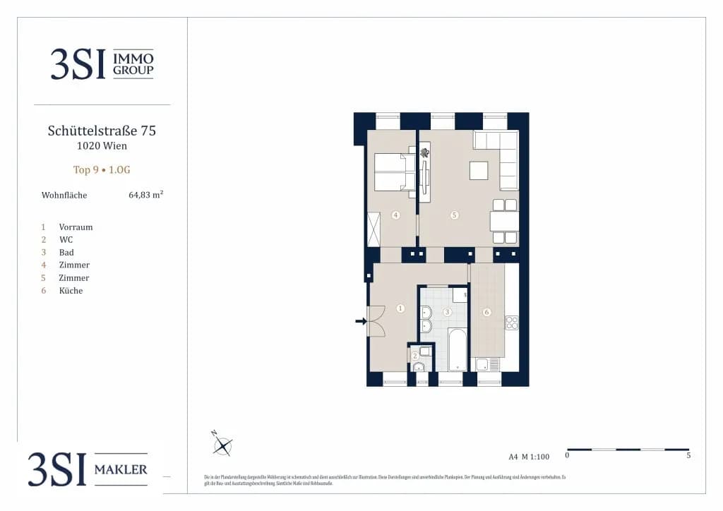 5-Zimmer-Wohnung kaufen in Wien – 118,53 m², € 765.000 – Bild 14 von 14