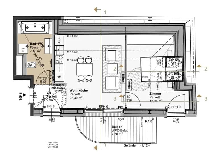 2-Zimmer-Wohnung kaufen in Wien – 51,06 m², € 575.000 – Bild 20 von 21