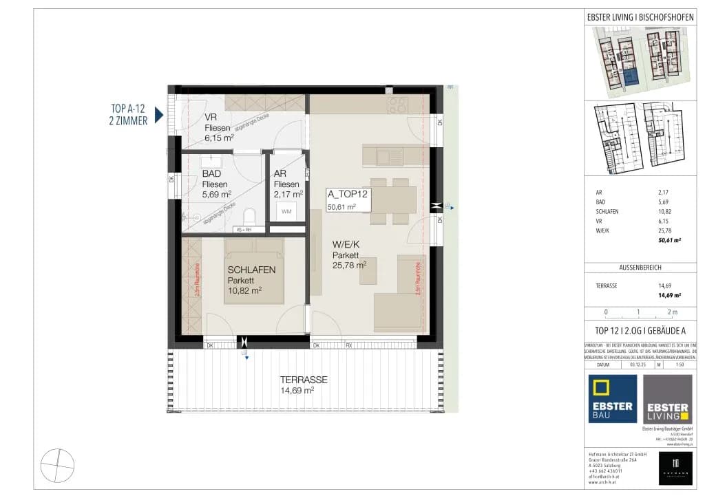 2-Zimmer-Wohnung kaufen in Sankt Johann im Pongau – 50,61 m², € 324.000 – Bild 19 von 20