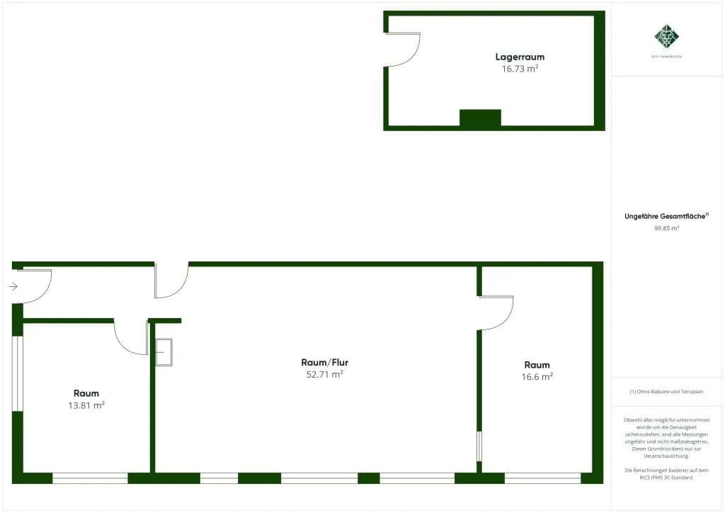 3-Zimmer-Gewerbeimmobilie mieten in Kufstein – 100 m², € 1.456 – Bild 11 von 11