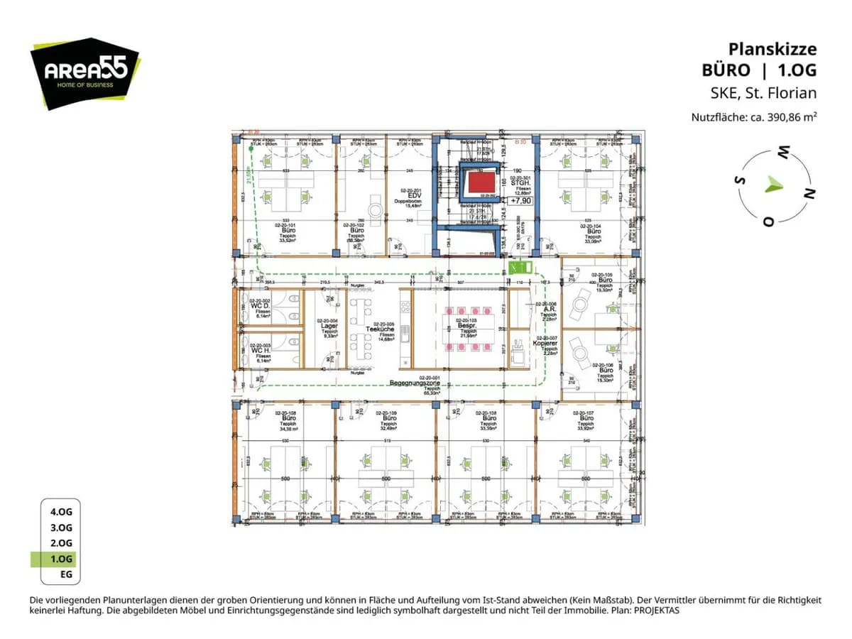 Gewerbeimmobilie mieten in Linz Land – 391 m², € 4.690 – Bild 13 von 18