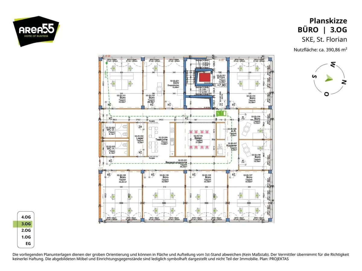 Gewerbeimmobilie mieten in Linz Land – 391 m², € 4.690 – Bild 14 von 18