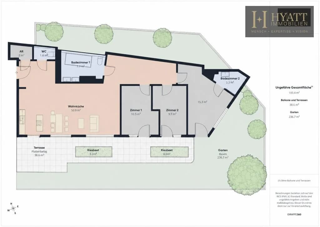 4-Zimmer-Wohnung kaufen in Wien – 100,31 m², € 1.290.000 – Bild 24 von 24