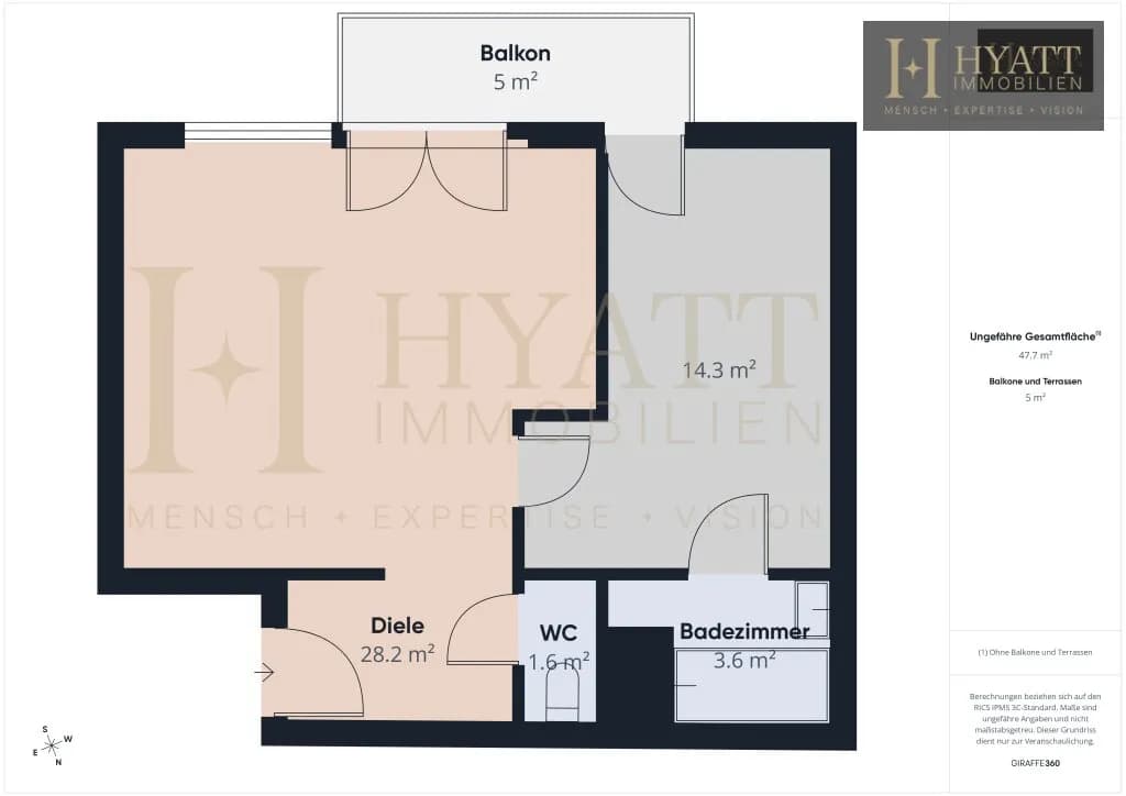 2-Zimmer-Wohnung kaufen in Wien – 47,22 m², € 549.000 – Bild 14 von 14