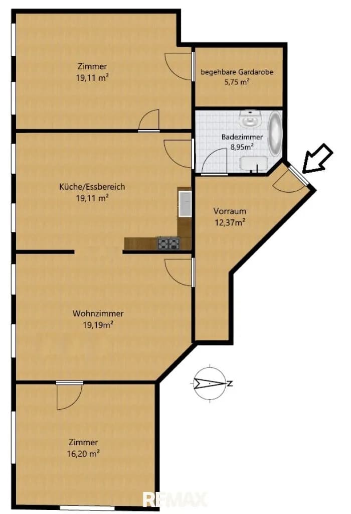 4-Zimmer-Wohnung kaufen in Wien – 98 m², € 400.000 – Bild 14 von 15