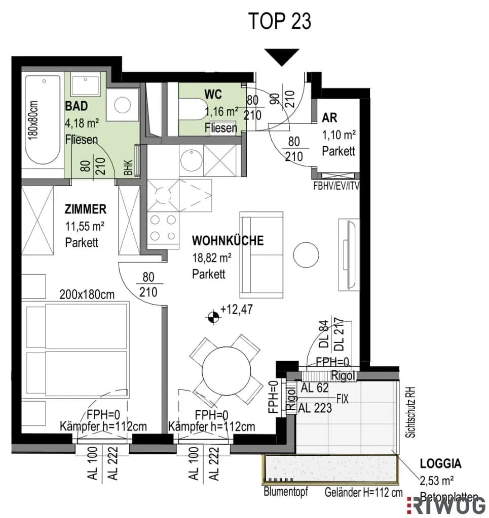2-Zimmer-Wohnung kaufen in Wien – 36,82 m², € 325.000 – Bild 28 von 28