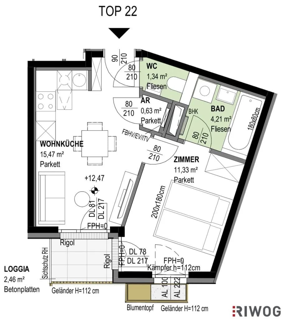 2-Zimmer-Wohnung kaufen in Wien – 32,98 m², € 295.000 – Bild 25 von 25