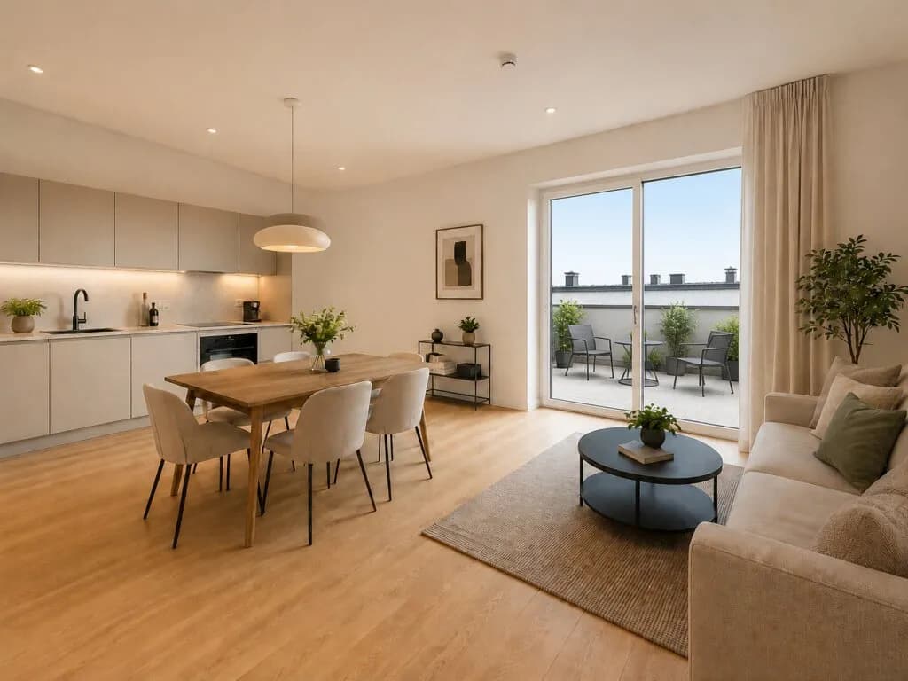 2-Zimmer-Wohnung mieten in Wien – 50,48 m², € 1.278 – Bild 2 von 13