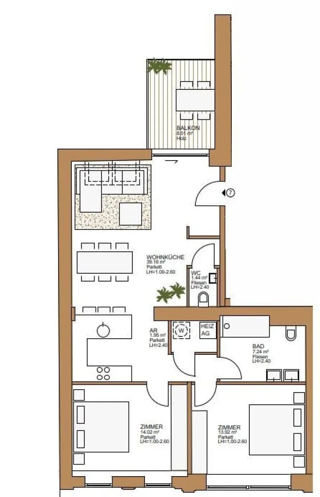 3-Zimmer-Gewerbeimmobilie kaufen in Wien – 77 m², € 898.000 – Bild 20 von 20