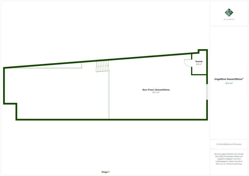 2-Zimmer-Gewerbeimmobilie mieten in Kufstein – 330 m², € 4.500 – Bild 11 von 11