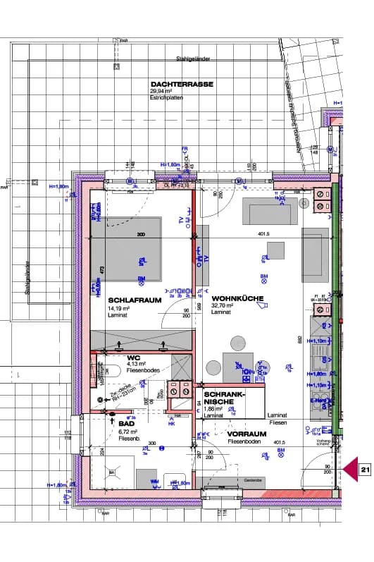 Wohnung mieten in Amstetten – 59,6 m², € 959 – Bild 5 von 5