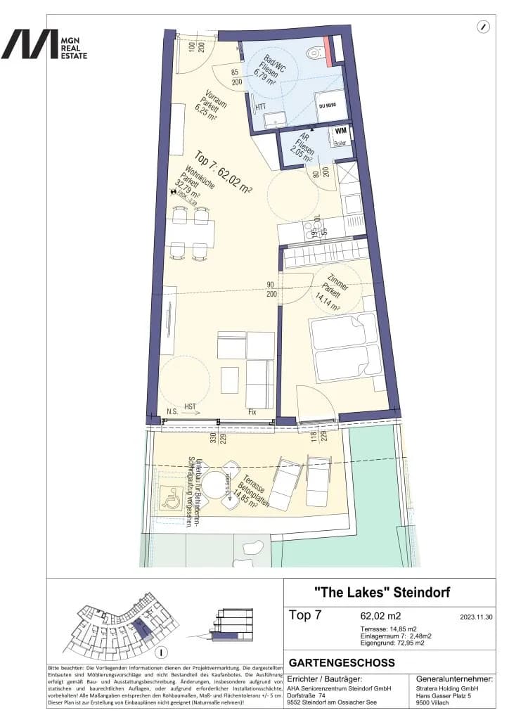 Wohnung mieten in Feldkirchen – 62,78 m², € 1.403 – Bild 10 von 10